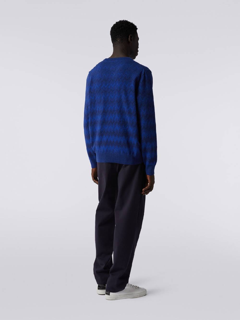 Missoni Pullover girocollo in cachemire con zig zag Qualità Garantita