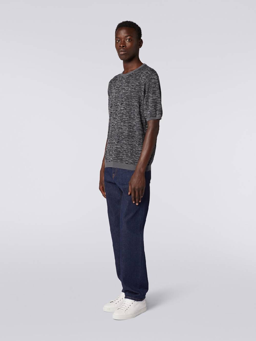 Missoni Maglia girocollo in cotone e lana fiammata Acquista Ora