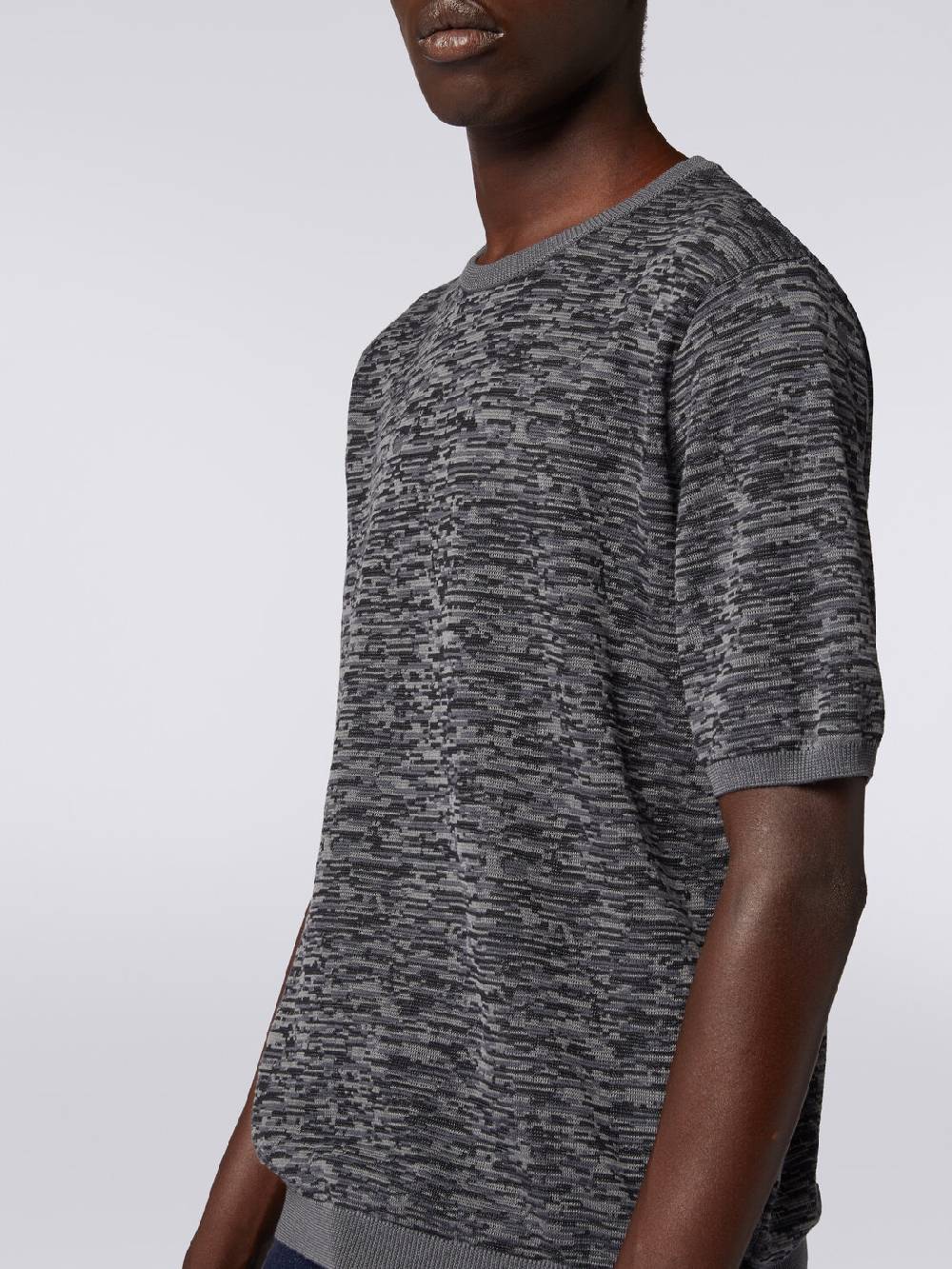 Missoni Maglia girocollo in cotone e lana fiammata Acquista Ora