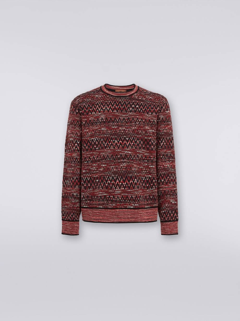 Missoni Maglia girocollo con stampa chevron fiammata Shopping Online
