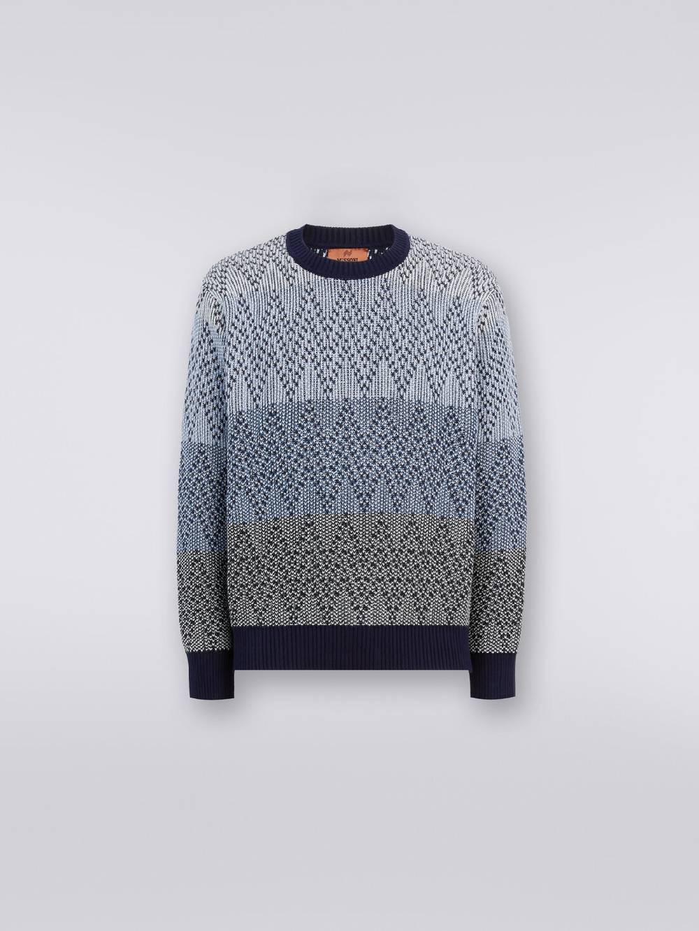 Missoni Pullover girocollo in cotone zig zag Affare Del Giorno