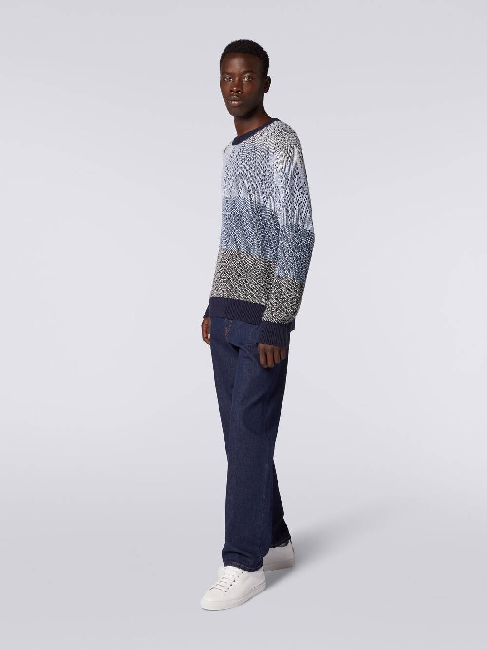 Missoni Pullover girocollo in cotone zig zag Affare Del Giorno