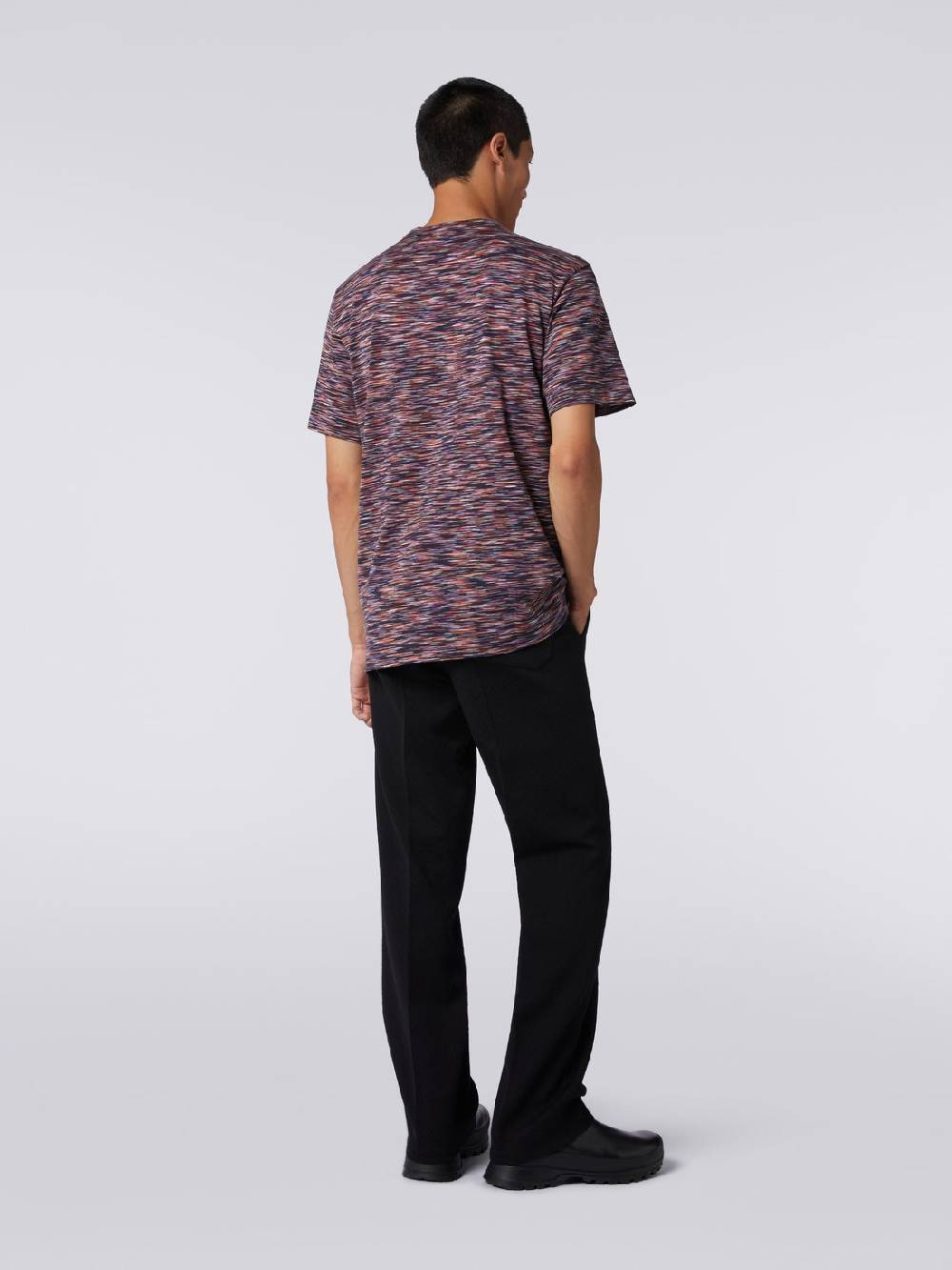 Missoni Pantaloni in misto lana chevron Sottocosto