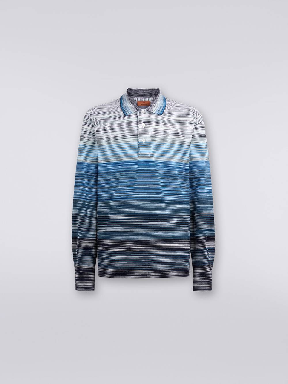 Missoni Polo a maniche lunghe in piquet di cotone fiammato Online