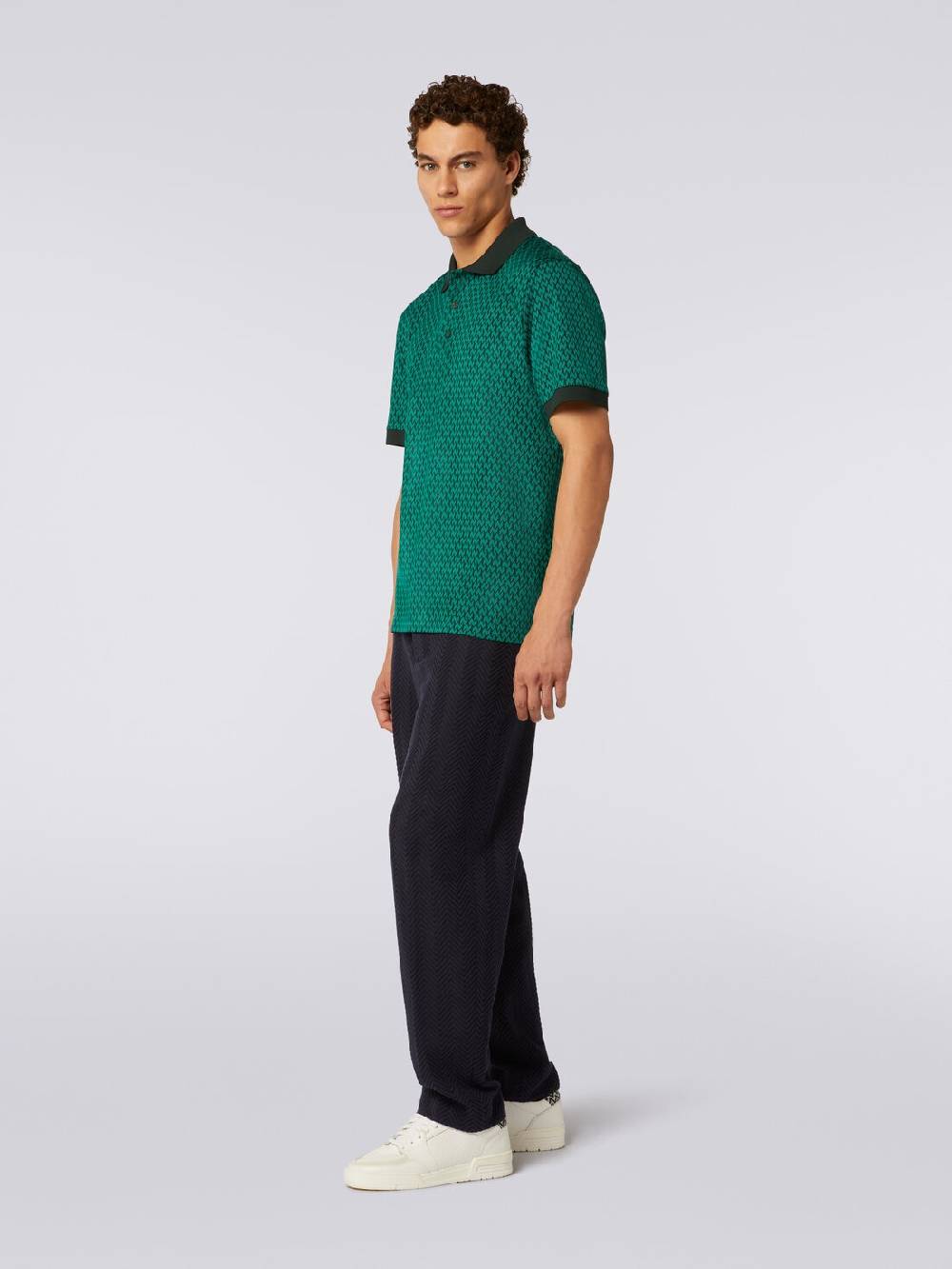 Missoni Polo a maniche corte in cotone Offerte