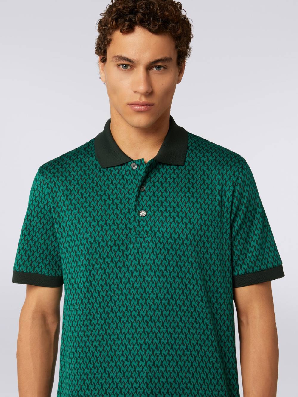 Missoni Polo a maniche corte in cotone Offerte