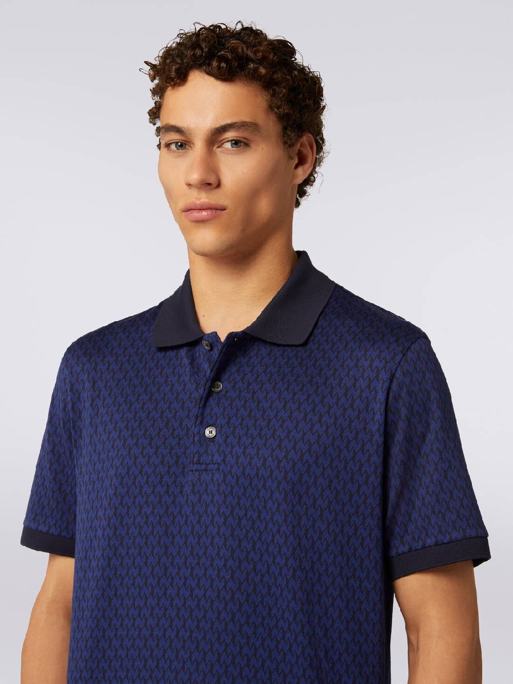 Missoni Polo a maniche corte in cotone Hotsell