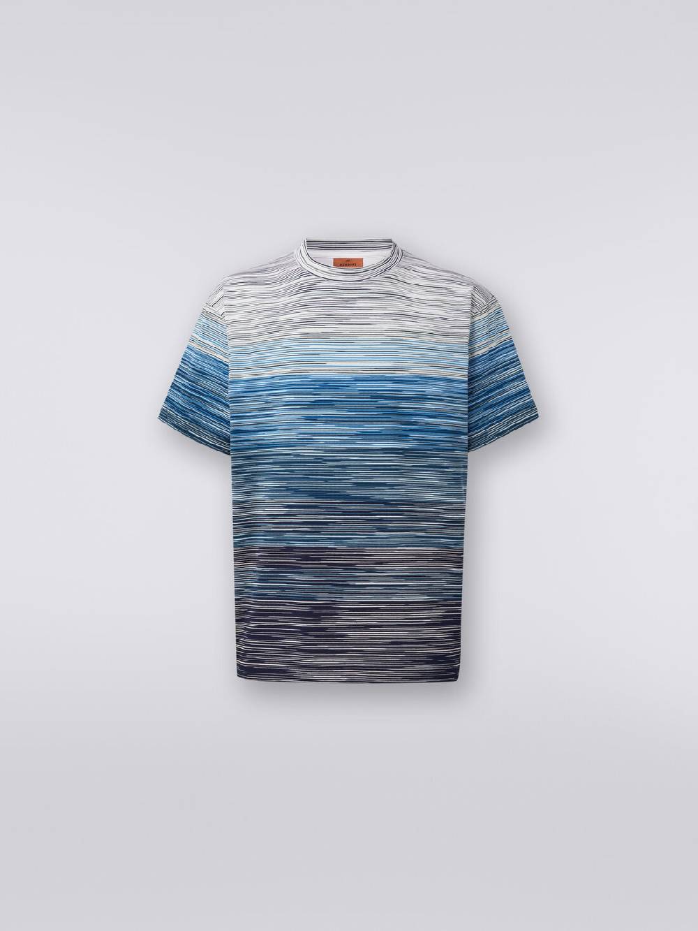 Missoni T-shirt a maniche corte in cotone fiammato Sconto di tempo limitato