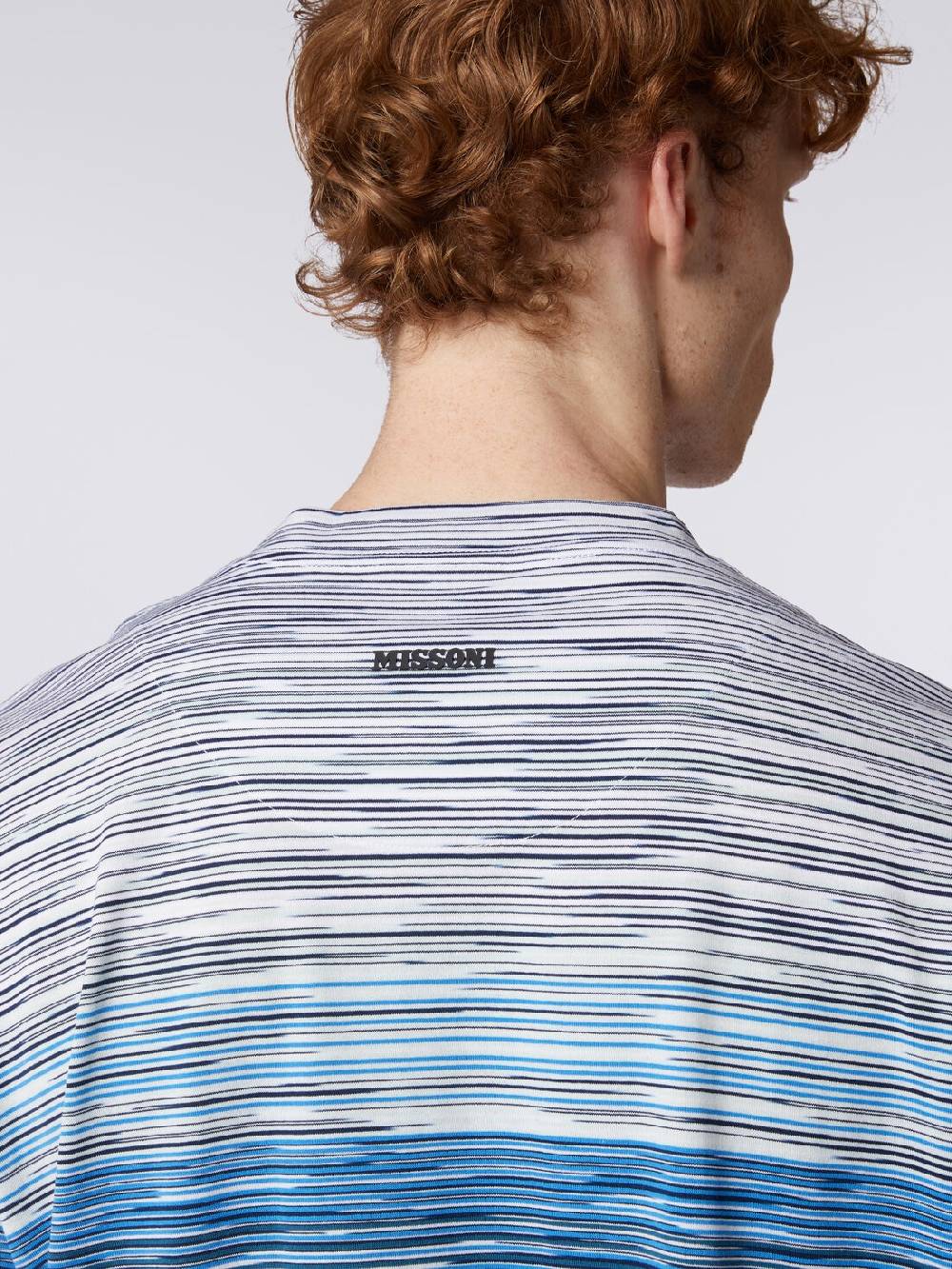 Missoni T-shirt a maniche corte in cotone fiammato Sconto di tempo limitato
