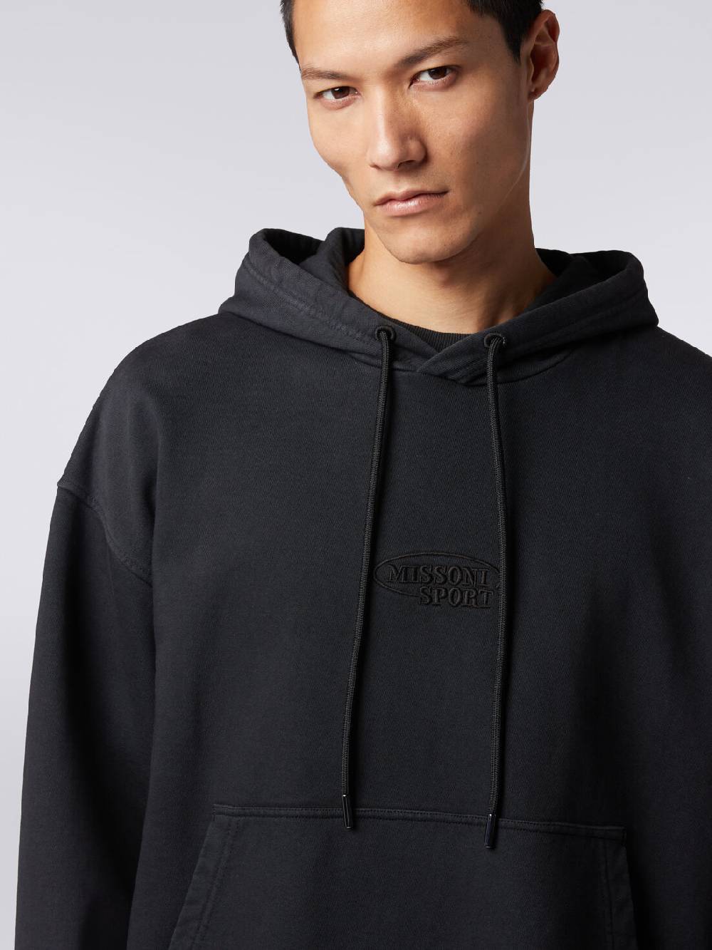 Missoni Felpa in cotone con cappuccio e logo Offerta esclusiva