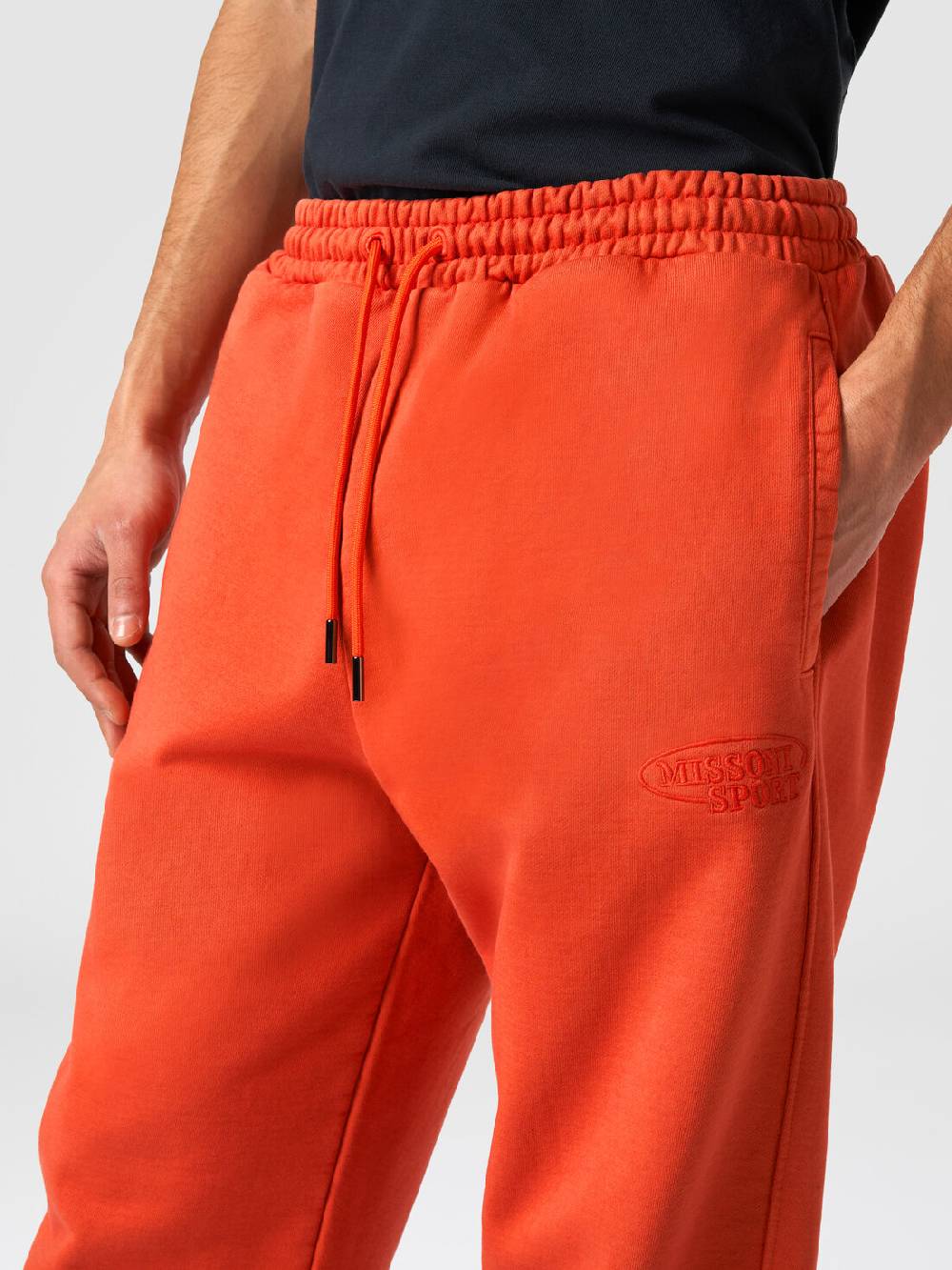 Missoni Pantaloni in felpa di cotone con logo Offerta Giorno del Papà