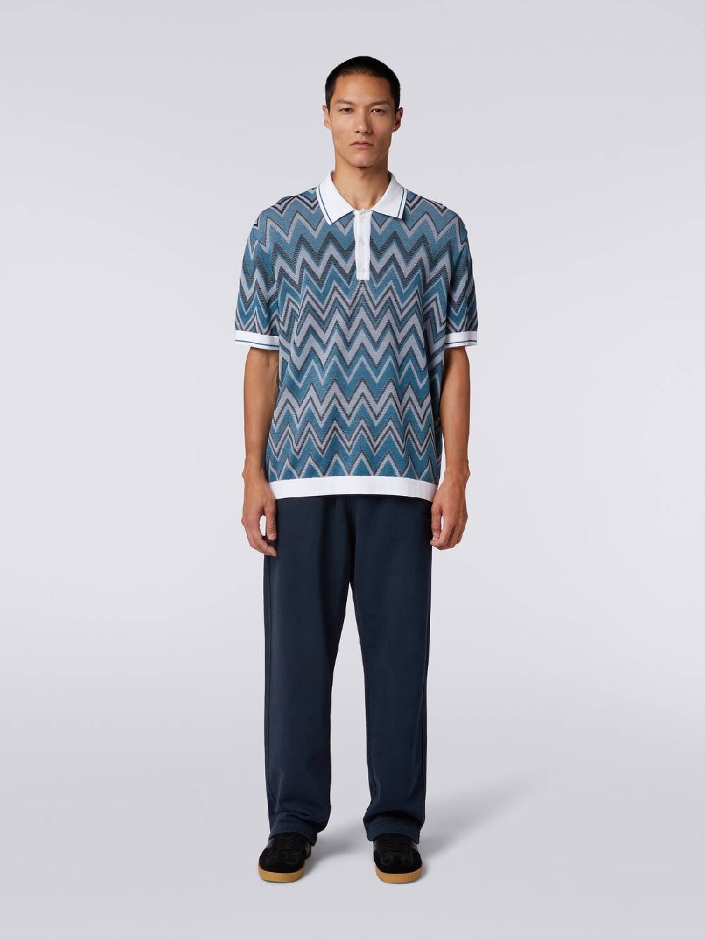 Missoni Pantaloni in felpa di cotone con logo Offerta San Valentino