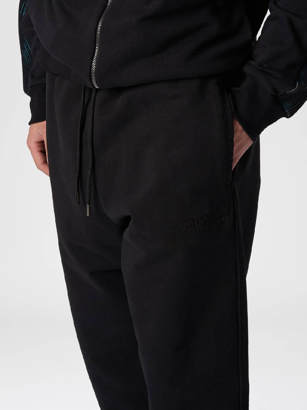 Missoni Pantaloni in felpa di cotone con logo Offerta Anniversario