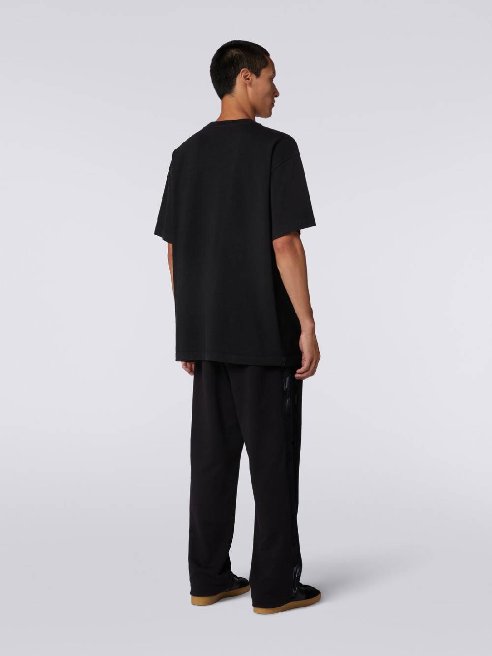 Missoni T-shirt girocollo in cotone con logo Online Outlet