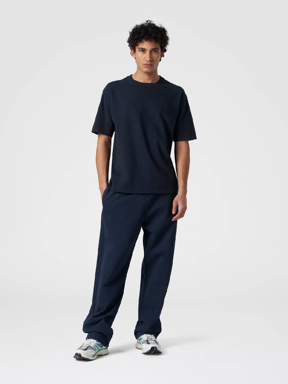 Missoni T-shirt girocollo in cotone con logo Offerta temporanea