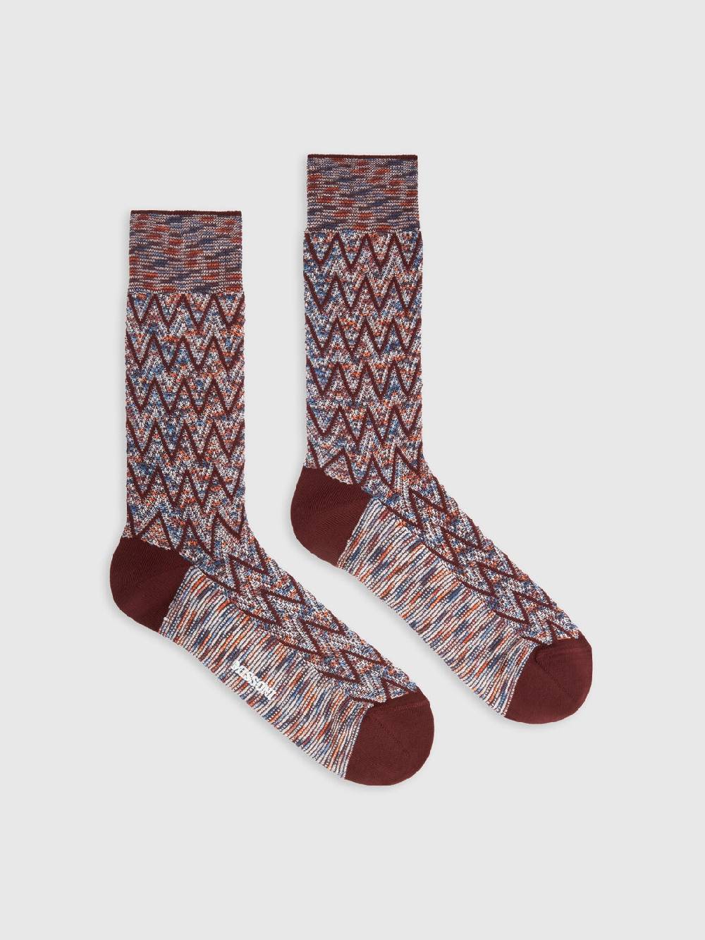 Missoni Calzini corti in misto cotone zig zag Lightning offer