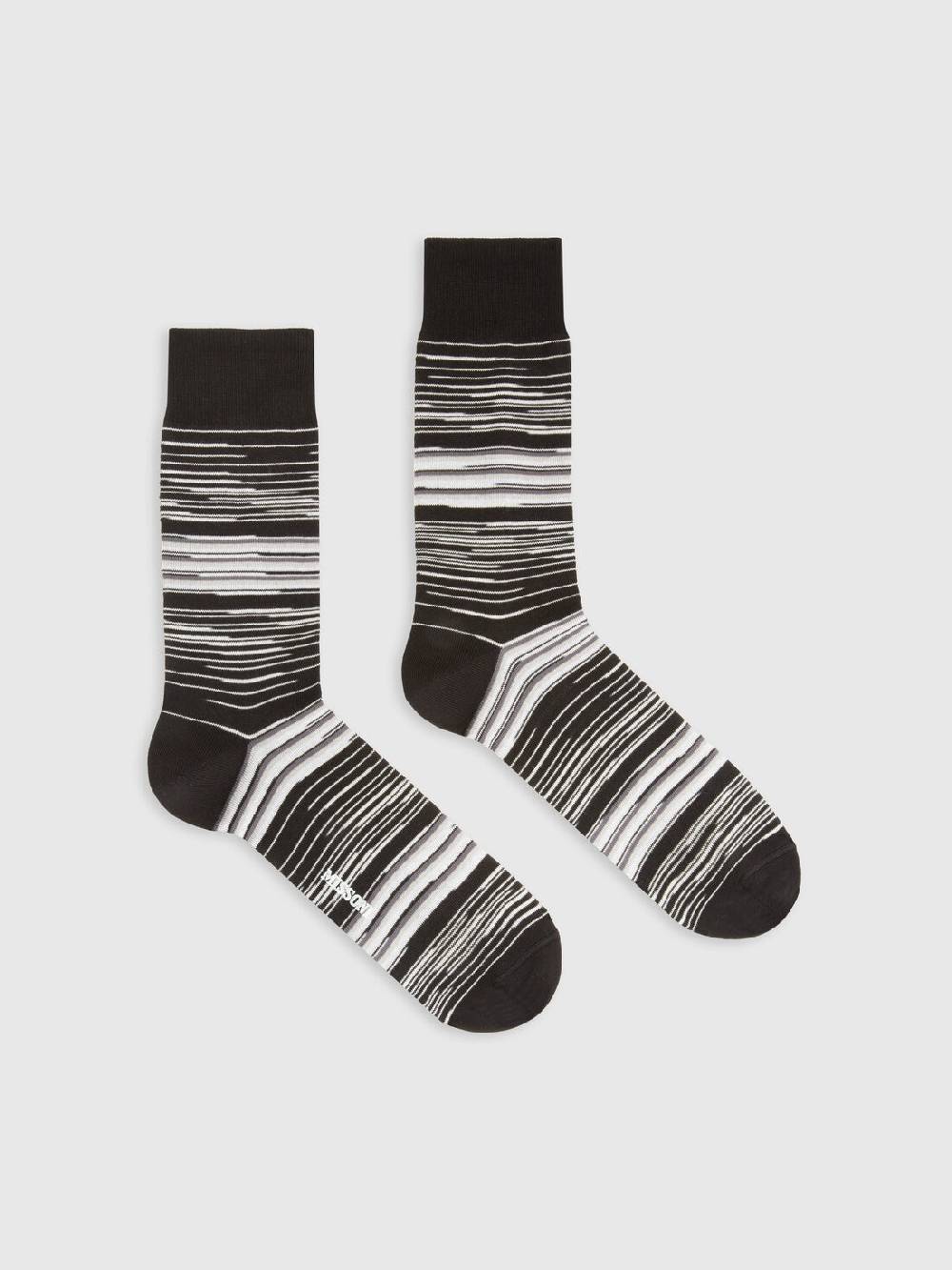Missoni Calzini corti in misto cotone fiammati Grandi sconti