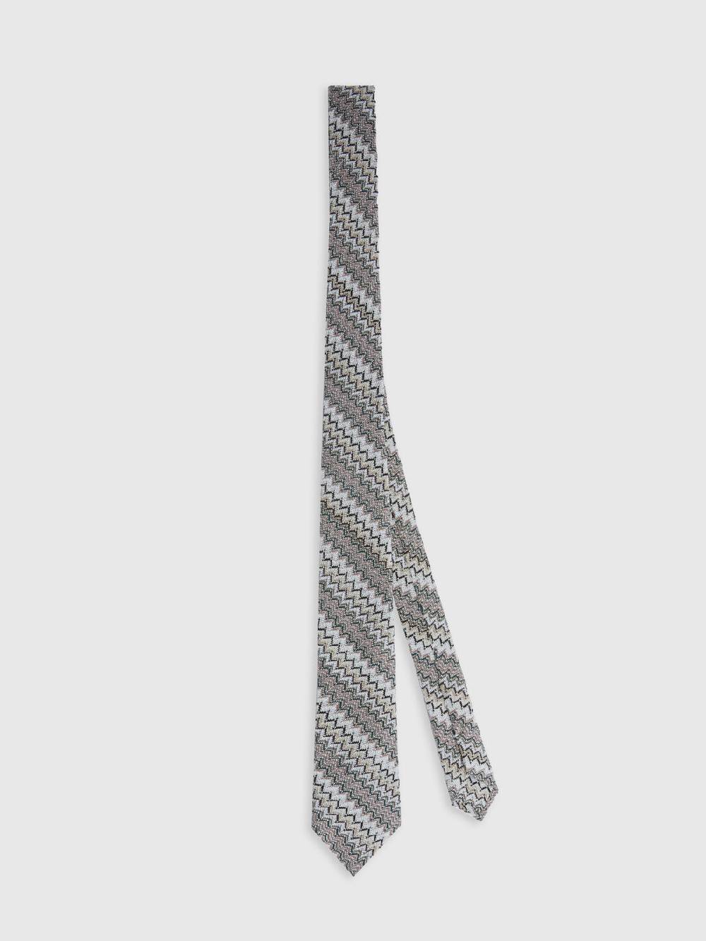 Missoni Cravatta in viscosa e cotone zig zag Enormi risparmi