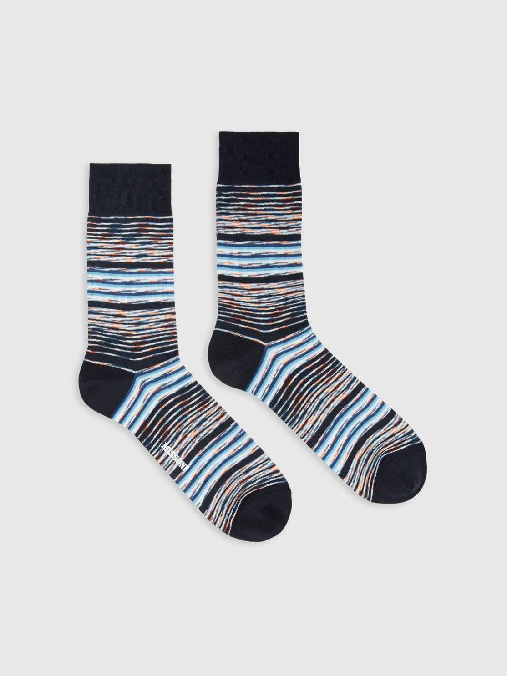 Missoni Calzini corti in misto cotone fiammati Ritorno libero