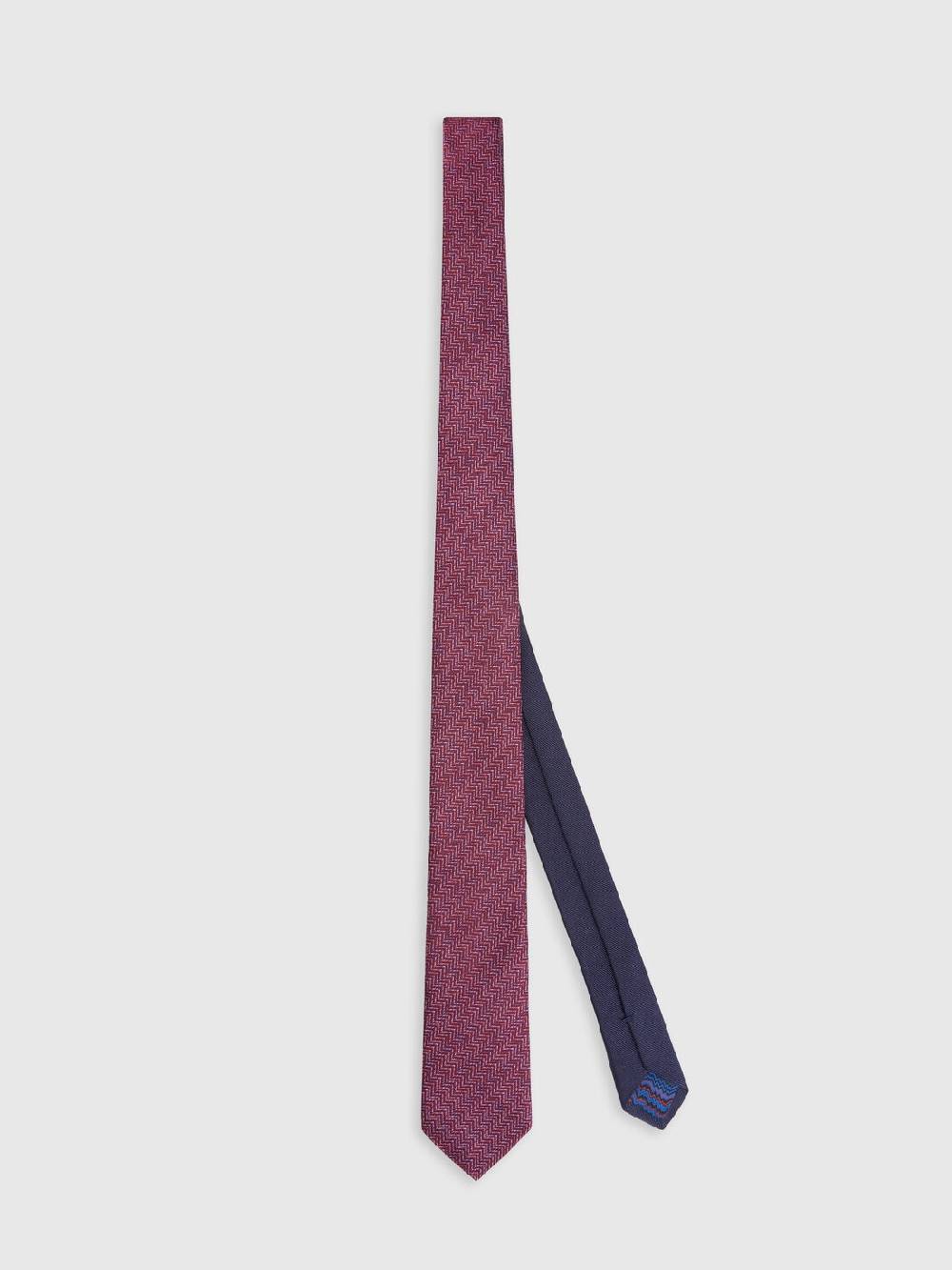Missoni Cravatta in seta chevron Rilascio limitato