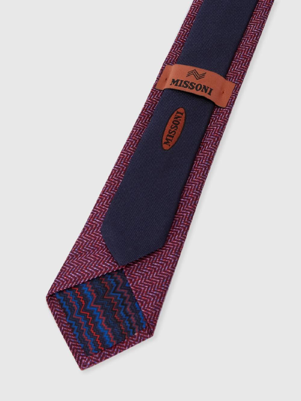 Missoni Cravatta in seta chevron Rilascio limitato