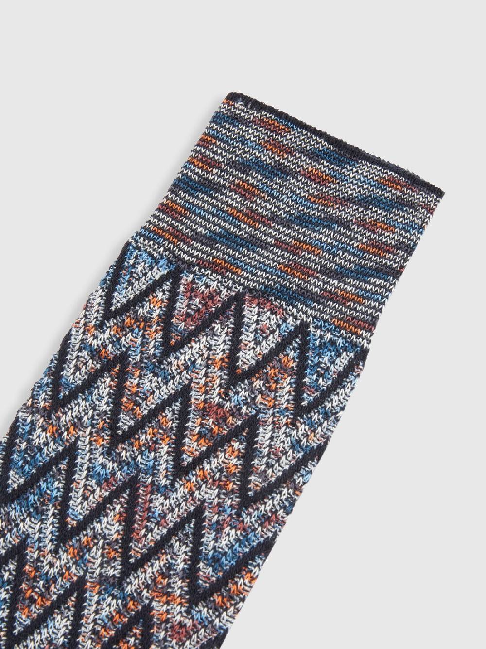 Missoni Calzini corti in misto cotone zig zag Fino al 60% di sconto