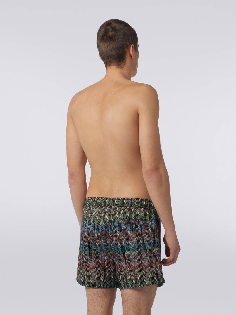 Missoni Boxer mare in nylon stampato con logo Fino al 55% di sconto