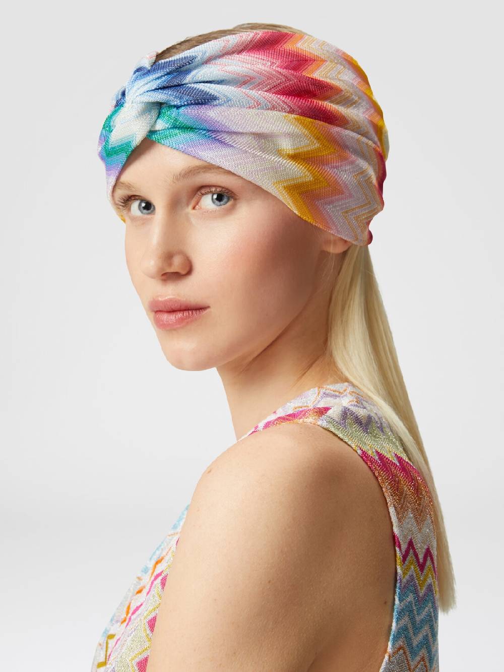 Missoni Fascia in viscosa lamé chevron Discount Store per i nuovi prodotti