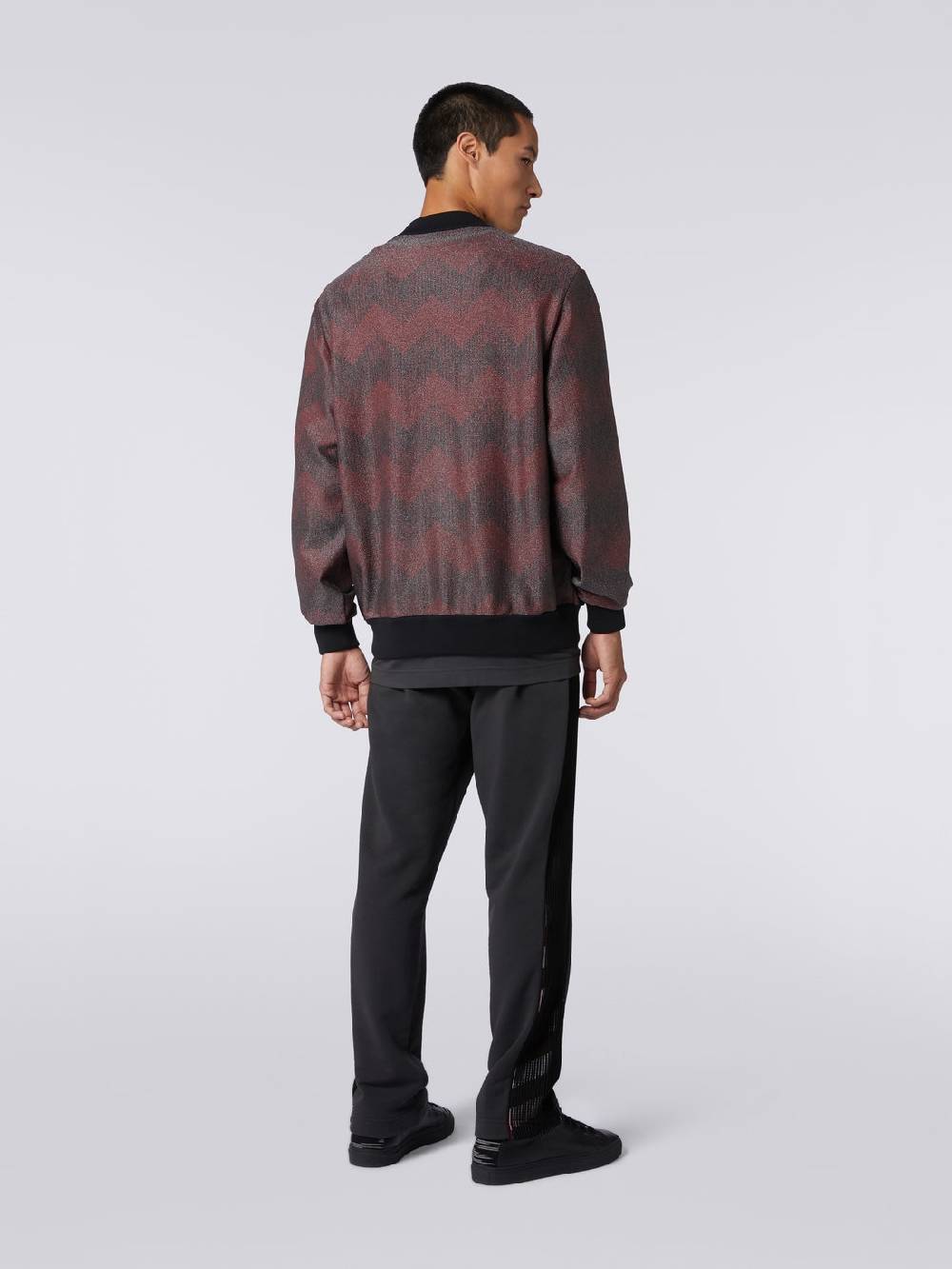 Missoni Bomber in misto cotone zig zag in collaborazione con Mike Maignan Limitato a 3 giorni