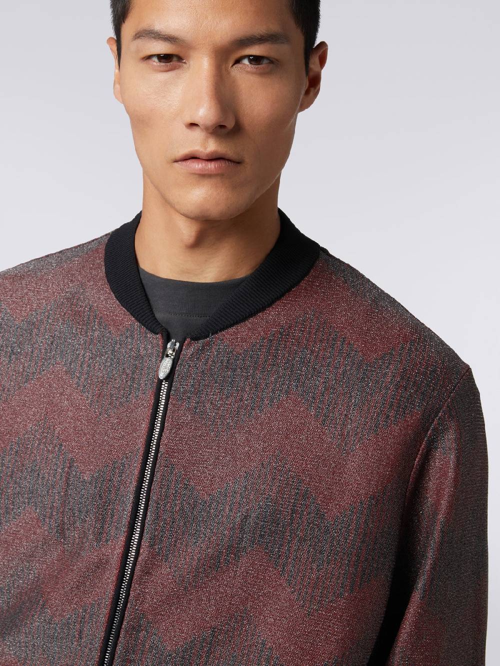 Missoni Bomber in misto cotone zig zag in collaborazione con Mike Maignan Limitato a 3 giorni