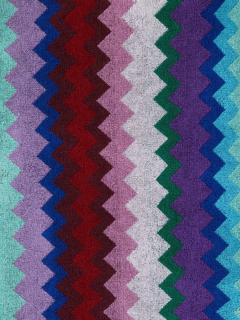 Missoni Accappatoio lungo con cappuccio Chantal in spugna di cotone chevron Sconti questo mese