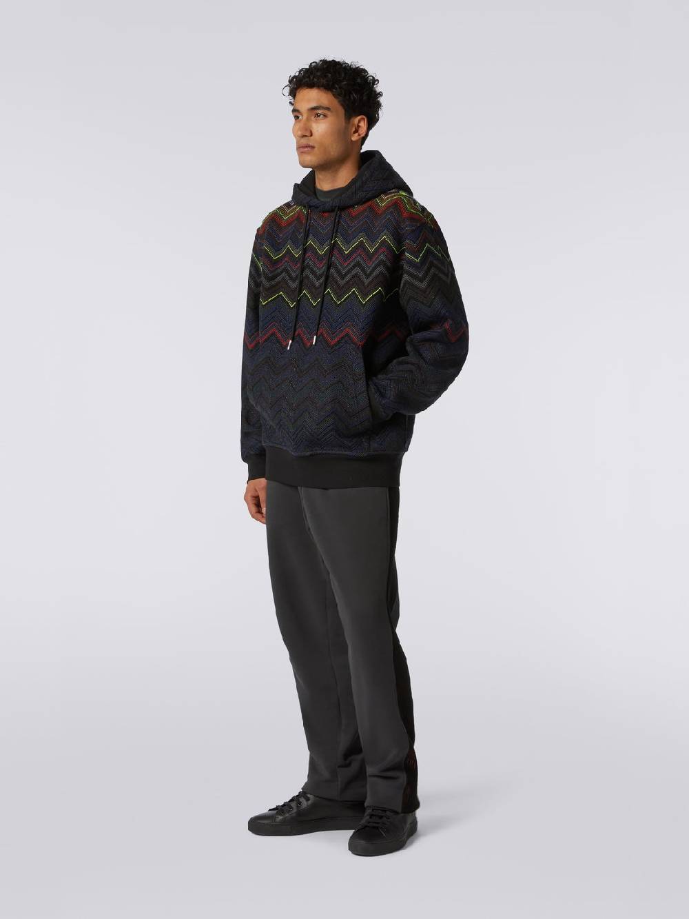 Missoni Felpa con cappuccio e tasca a marsupio in collaborazione con Mike Maignan Negozi Online