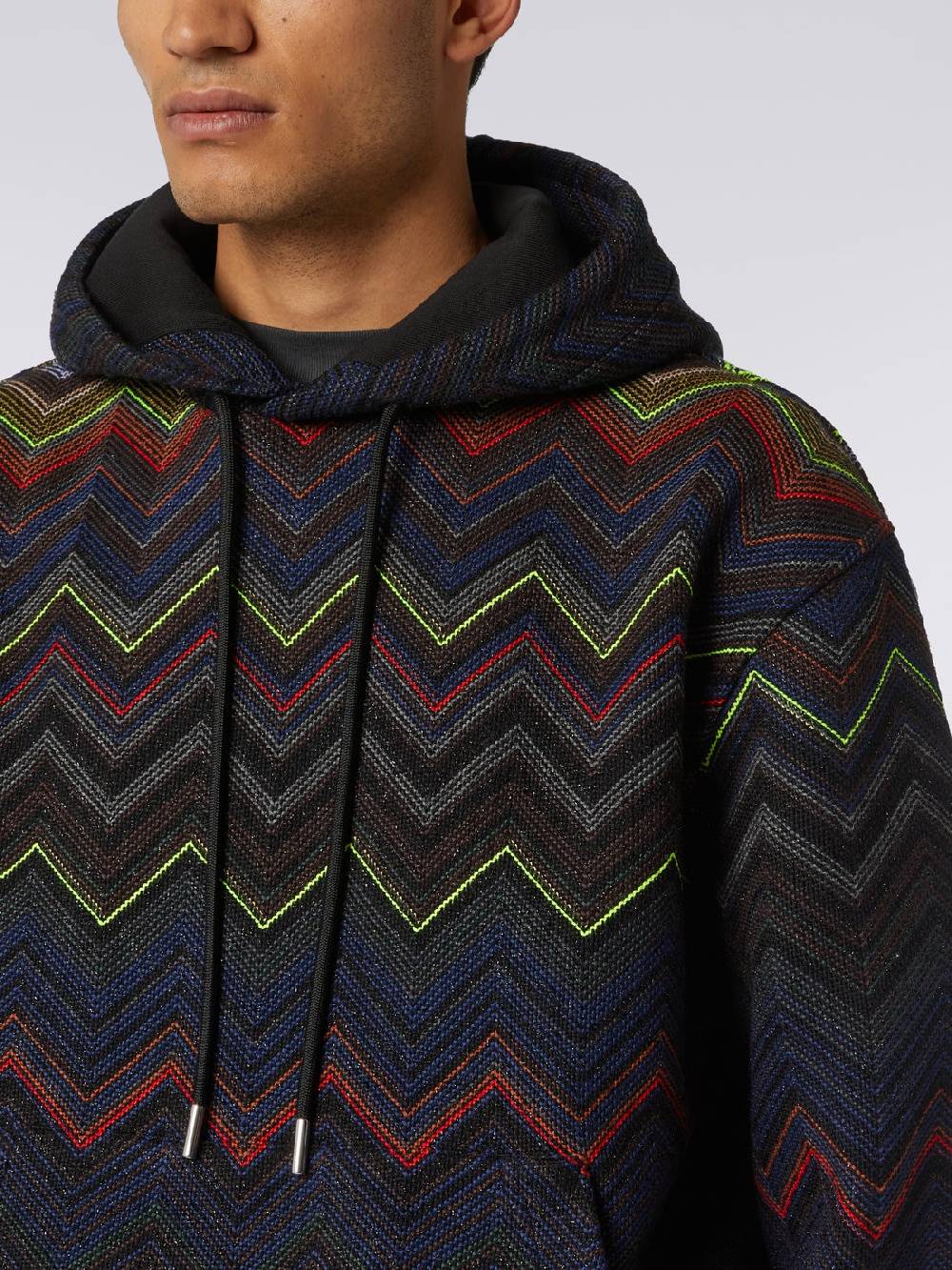 Missoni Felpa con cappuccio e tasca a marsupio in collaborazione con Mike Maignan Negozi Online
