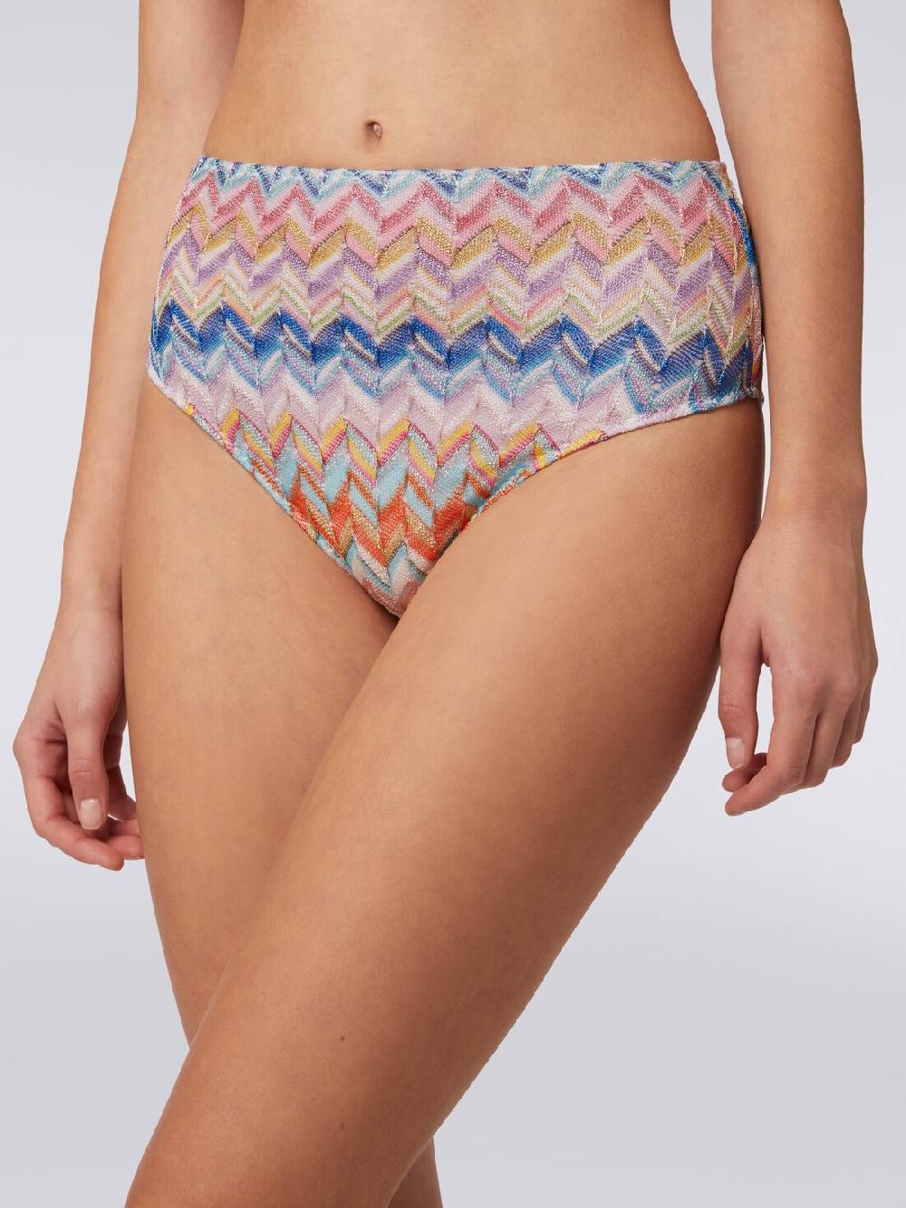 Missoni Bikini in viscosa e lurex con top torchon e slip alto Shopping Online