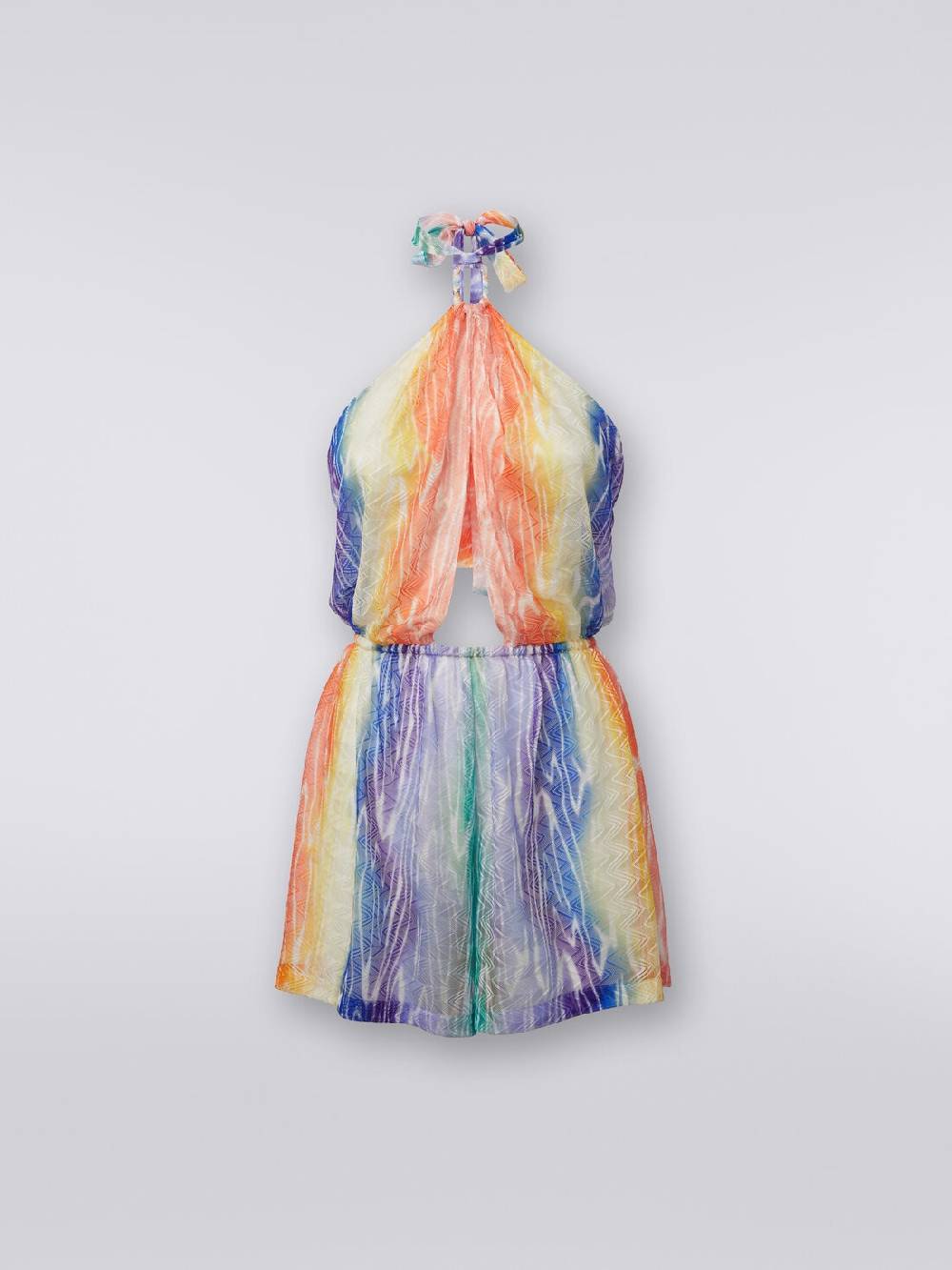 Missoni Tuta copricostume corta stampa tie-dye Sottocosto