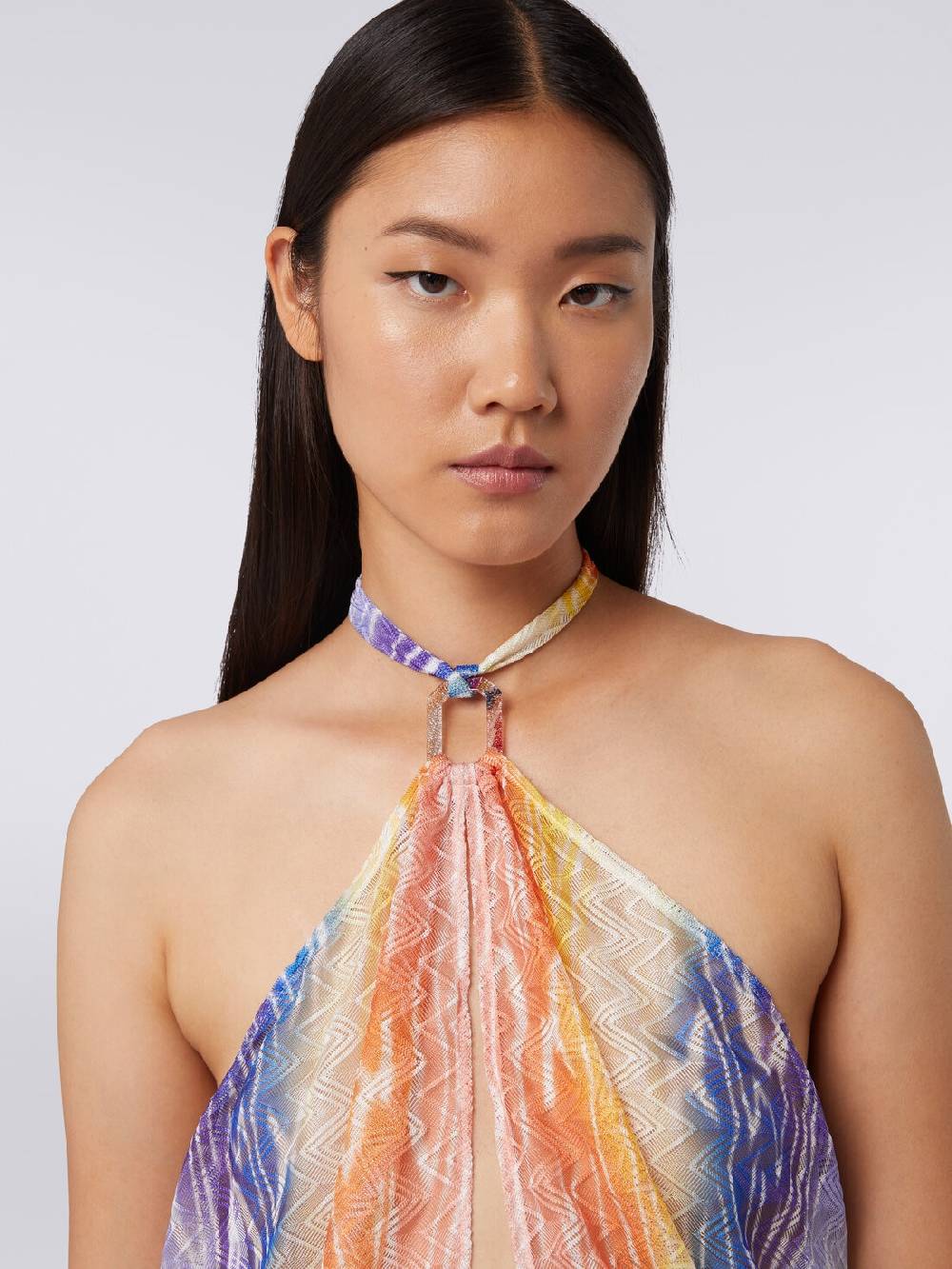 Missoni Tuta copricostume corta stampa tie-dye Sottocosto