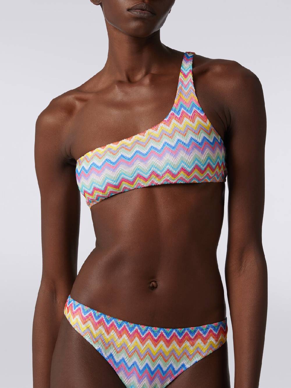 Missoni Bikini monospalla con stampa zig zag Novità