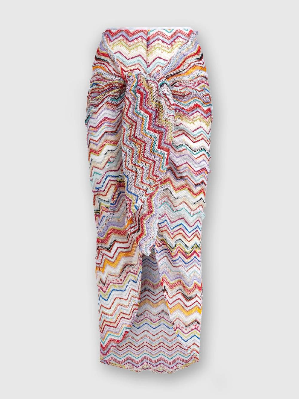 Missoni Gonna pareo in crochet con lurex Sconto