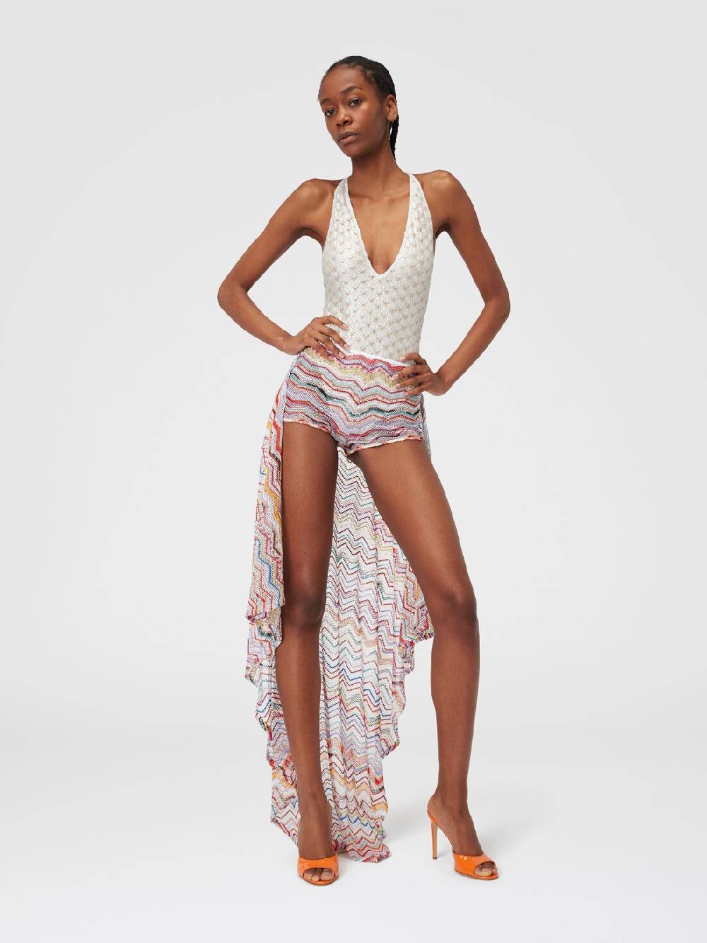 Missoni Gonna pareo in crochet con lurex Sconto