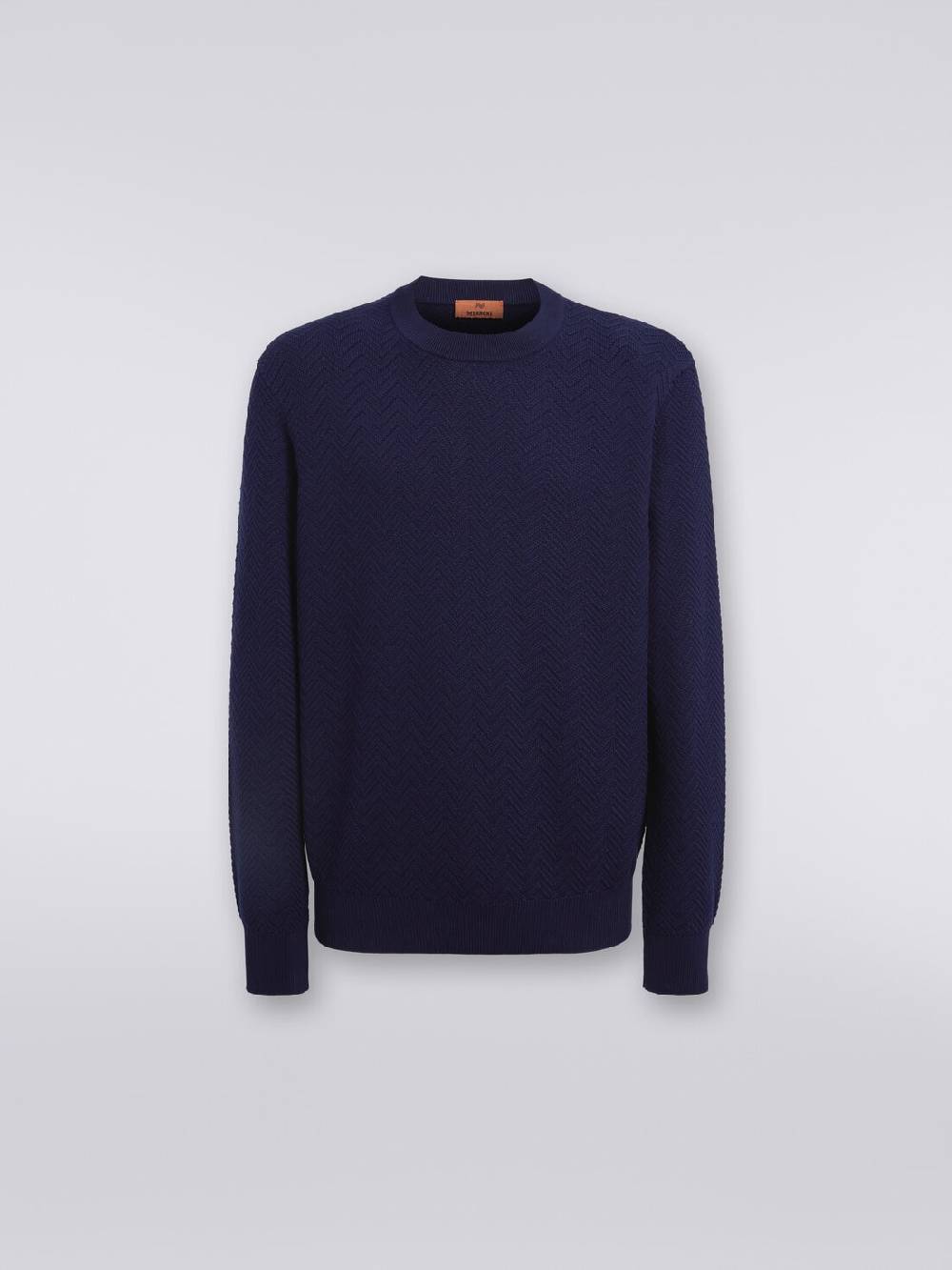 Missoni Pullover girocollo in cotone chevron Economico