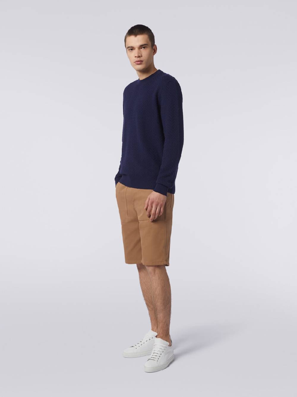 Missoni Pullover girocollo in cotone chevron Economico