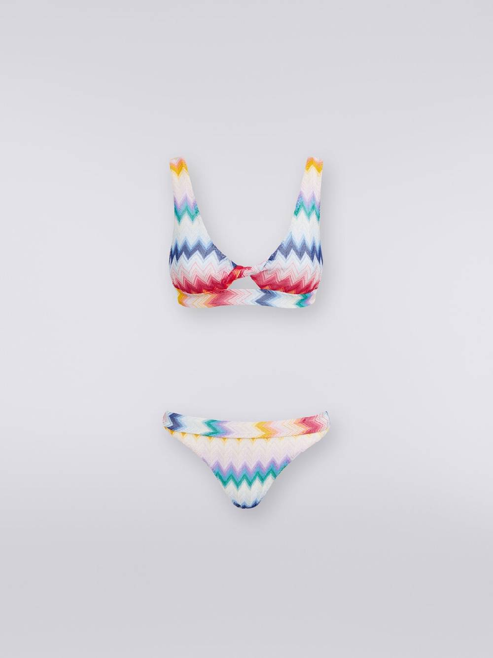 Missoni Bikini in viscosa zig zag con lurex Offerte