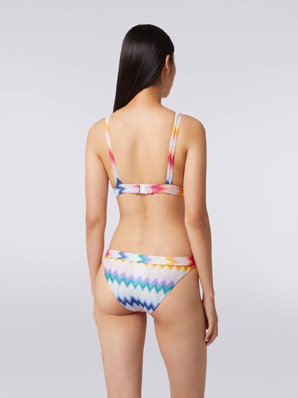 Missoni Bikini in viscosa zig zag con lurex Offerte