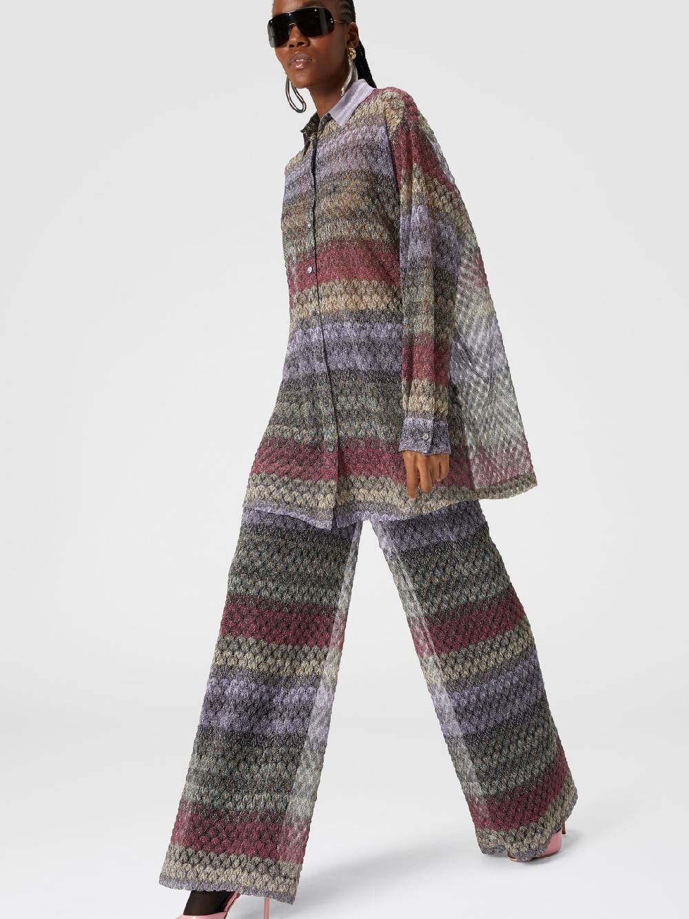 Missoni Pantapalazzo con motivo pizzo lamé I Più Venduti