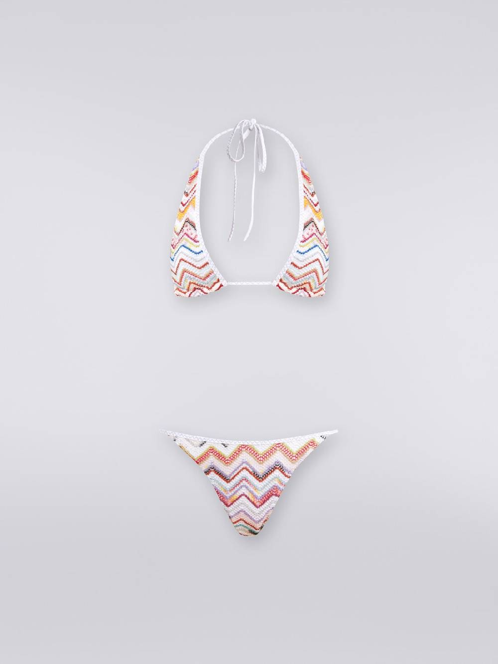 Missoni Bikini in crochet zig zag con lurex