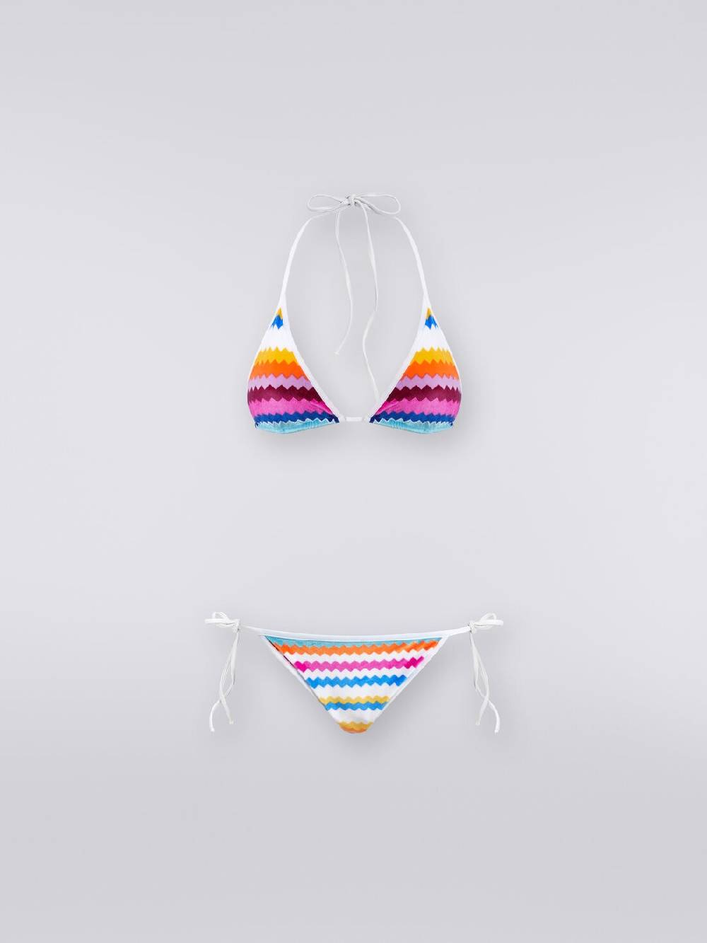 Missoni Bikini in nylon stretch stampa zig zag Sconto di tempo limitato