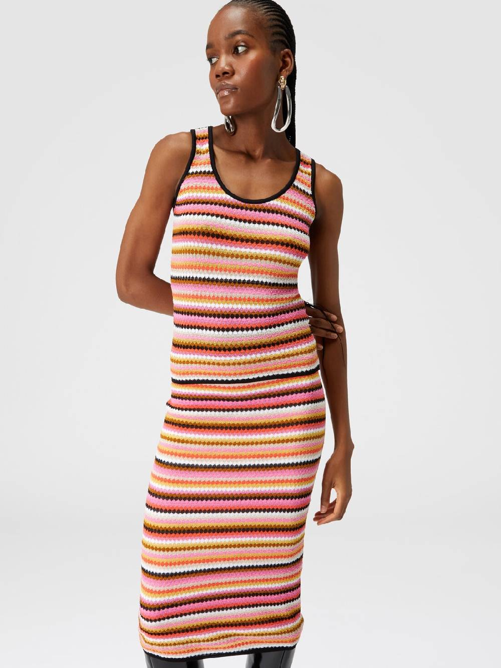 Missoni Canottiera rigata in cotone e viscosa Grande vendita