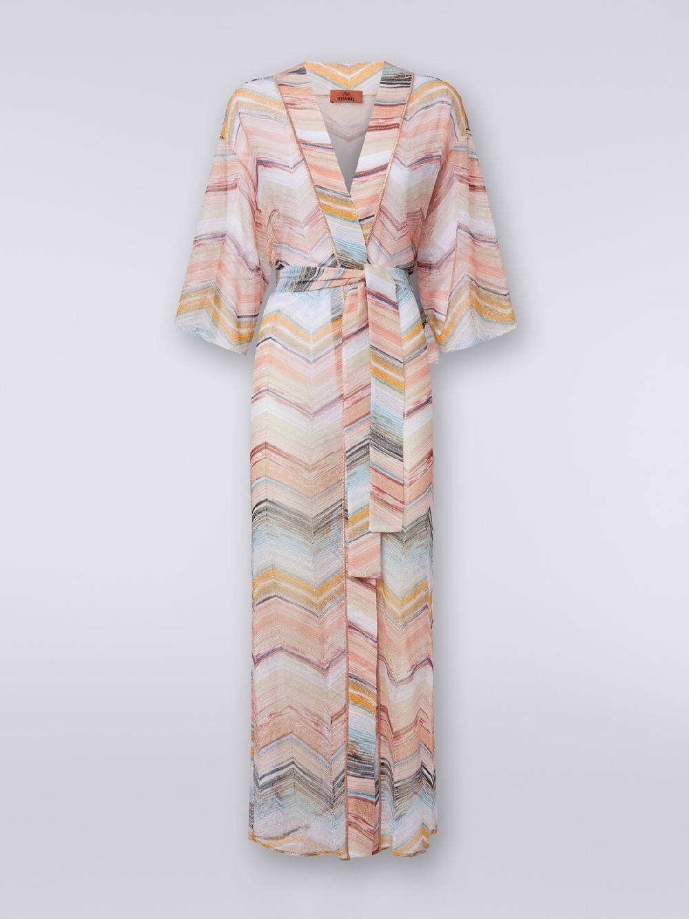 Missoni Copricostume lungo a vestaglia chevron con lurex Offerta esclusiva