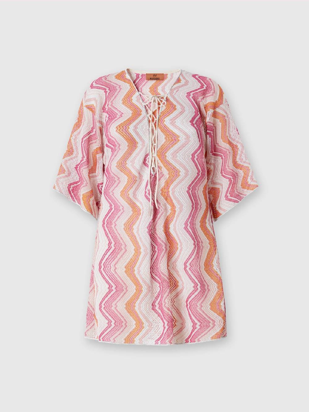 Missoni Caftano copricostume corto con allacciatura intrecciata Offerta Anniversario