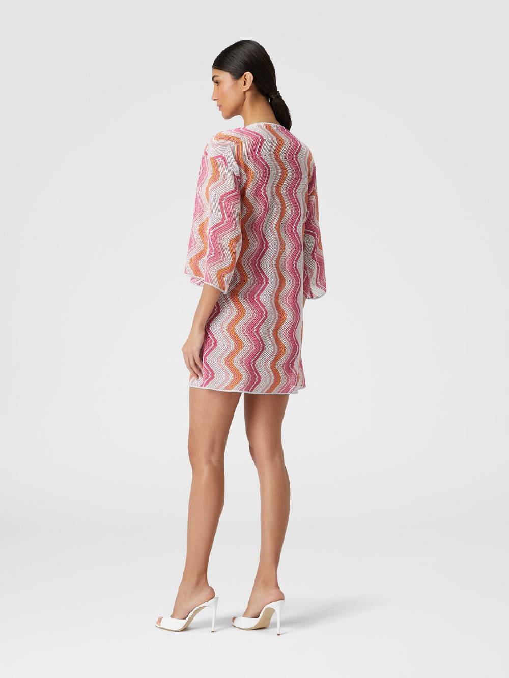 Missoni Caftano copricostume corto con allacciatura intrecciata Offerta Anniversario